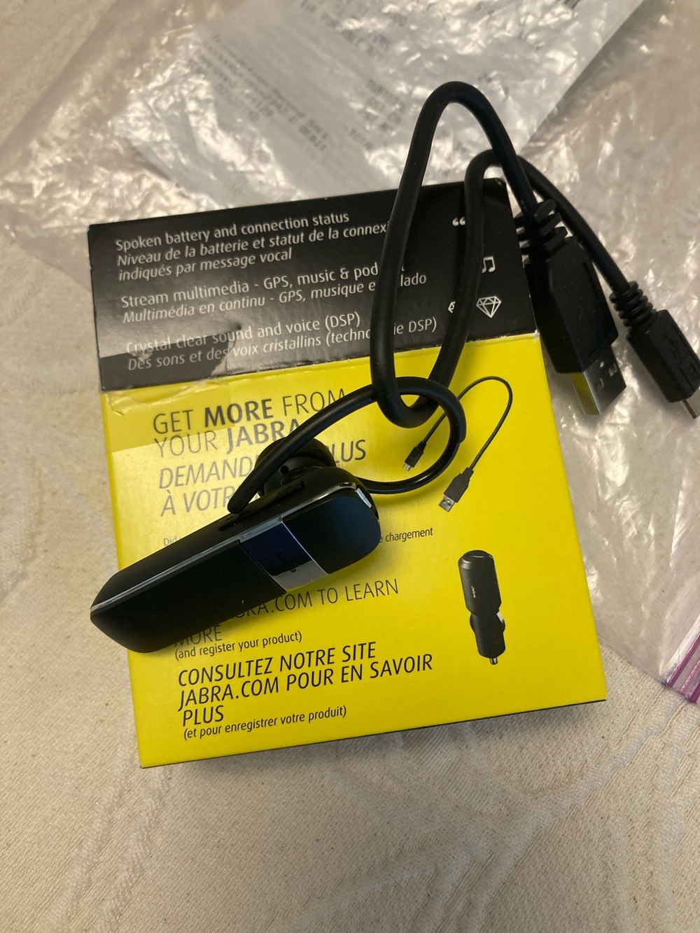 JABRA Bluetooth Headset — Black